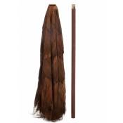 Parasol feuille en bois marron 290x290x240 cm - Marron