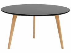 Table basse noire et bois clair d 80 tennessee 26484
