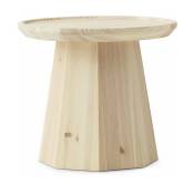 Table d'appoint en bois naturel 45 cm Pine Pine - Normann