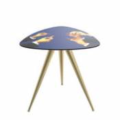 Table d'appoint Toiletpaper - Lipsticks / 57 x 57 x H 48 cm - Seletti multicolore en bois