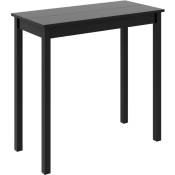 Table haute Table de bar - Mange-Debout Noir mdf 115 x 55 x 107 cm BV257347