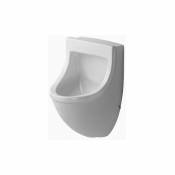 Urinal Starck 3, entrée par derrière, aspiration, sans couvercle, blanc, Coloris: Blanc avec Wondergliss - 08213500001 - Duravit