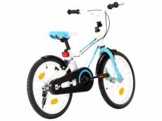 Vidaxl vélo pour enfants 18 pouces bleu et blanc 92182