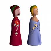 Alessi Amgi42set1 "Dante E Virgilio" Set de deux Figurines