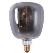 Ampoule décorative led à filament avec teinte fumée - E27 D140 - - Blanc Chaud
