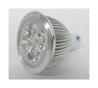 Ampoule led 5W blanc chaud 3000K culot GU10 230V ac non-dimmable spotlight GU10-5X1W