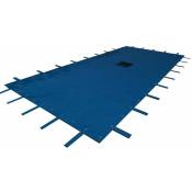 Bâche piscine rectangulaire 10.5 x 5.5 m Pour piscine 10 x 5 m - Bleu
