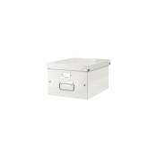 Boîte de rangement carton Leitz Click&Store Wow h 20 x l 28 x p 36,8 cm blanche - Blanc