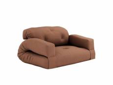 Canapé futon standard convertible hippo sofa couleur brun argile 20100996588