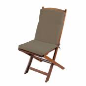 Coussin de fauteuil en toile outdoor - Beige - 40 x