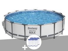 Kit piscine tubulaire Bestway Steel Pro Max ronde 4,57