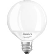 Ledvance - Lampe led intelligente avec Wifi, culot E27, gradable, couleurs rvb et changement de couleur de la lumière, Globeform, mat, remplace les