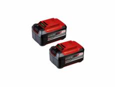 Lot de 2 batteries einhell 18v power x-change - 5.2ah - twinpack 4511526