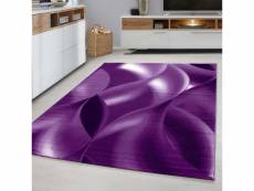 Mia - tapis à vagues abstrait - lila 200 x 290 cm