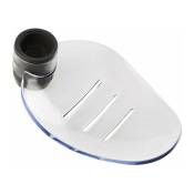 Odyssea - Porte-savon pour barre de douche - Diamètre 25 mm - Transparent