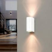 Optonica - Applique Murale Blanche led IP44 double