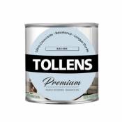 Peinture Tollens premium murs boiseries et radiateurs bleu gris satin 0 75L