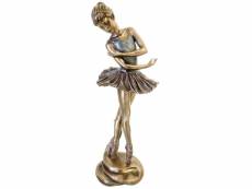 Statuette danseuse aspect bronze 26 cm