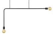 Suspension Essentials n°18-01 / Métal - L 110 x H 55 cm - Serax noir en métal