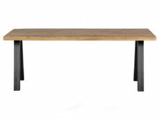 Table à manger - bois de manguier - naturel - 78x200x90