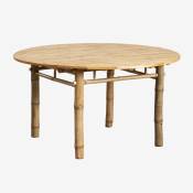 Table à manger ronde en bambou (Ø140 cm) Senia SKLUM