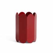 Vase Arcs / Métal - Ø 17 x H 25 cm - Hay rouge en