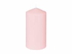 Atmosphera - bougie parfumée rose h 14 cm