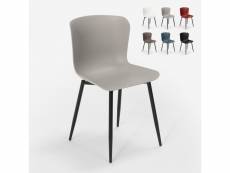 Chaise design moderne en polypropylène et métal pour cuisine bar restaurant chloe AHD Amazing Home Design