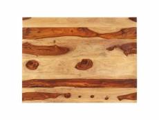Dessus de table bois solide 25-27 mm 70x90 cm