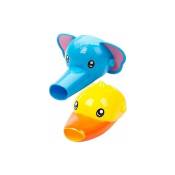 (éléphant + Canards)Robinet de rallonge pour Enfants Bébés Enfants - Ensemble de rallonges d'animaux pour robinetterie, évier pour Lavage des Mains