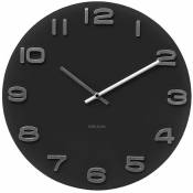 Horloge ronde Vintage Noir - Karlsson - Noir