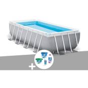 Intex - Kit piscine tubulaire Prism Frame rectangulaire 4,88 x 2,44 x 1,07 m + Kit de traitement au chlore