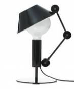Lampe de table Mr. Light short - Nemo noir en métal