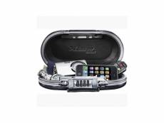 Master lock mini-coffre de rangement portable pour voyage avec câble de sécurité - noir MAS3520190936899