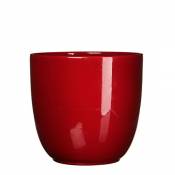 Mica Decorations 144810 Tusca Pot Ronde Rouge F - H25xd28cm