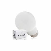 Pack 5 Ampoules LED E27 5W 450Lm 6000ºK 30.000H [HO-ED-B3-E27-5W-CW-PK5-AP] | Blanc froid (HO-ED-B3-E27-5W-CW-PK5-AP)
