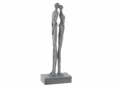 Paris prix - statuette déco "couple dos à dos" 44cm