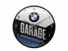 "pendule metal ronde bmw garage horloge deco metal