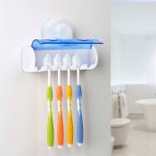 Porte-brosse à dents à ventouse en plastique, adapté