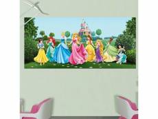 Poster géant château et princesses disney