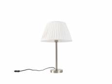 Qazqa led lampes de table simplo - blanc - classique/antique - d 35cm