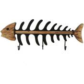 Signes Grimalt - Mur Percero Orano Percha Espina Fish 3 Ponks Brown Perceros 5x60x22cm 30106 - brown