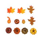 Simulation Citrouille Maple Leaves Halloween Accessoires