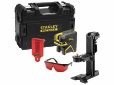 Stanley - niveau laser multiligne rouge portée 15 m avec accessoires - scr-p5 rouge