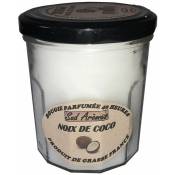 Sud Aromes - Bougie fabriquée en France 40 heures noix de Coco