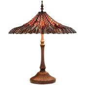 Sulion - Lampe de table Tiffany 3xE27