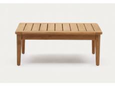 Table basse en bois de teck massif - longueur 80 x