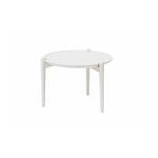 Table basse ronde en chêne blanc 50 cm Aria - Design