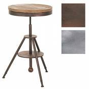 Table de bar Moko Ø 50 cm, Couleur:bronze