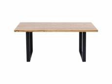 "table jackie chêne noire 180x90cm kare design"